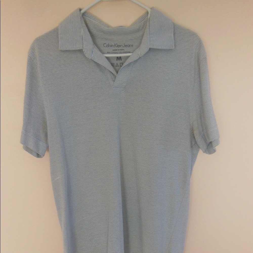 Calvin Klein Light Blue collared shirt
